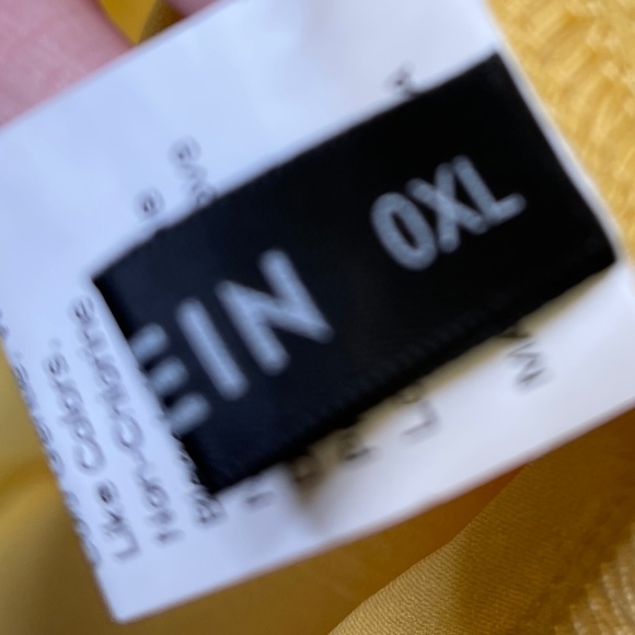 Shein | RARE Jewel Tone Golden Yellow Lace Sequins Bell Sleeve Kaftan Gown Dress - Picture 12 of 14